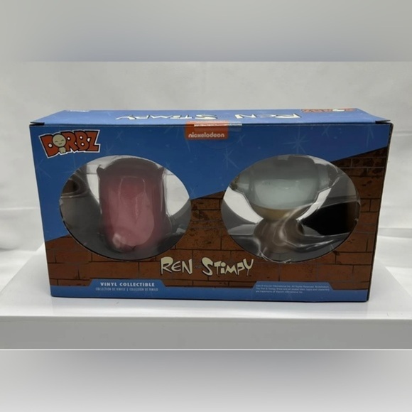 Ren & Stimpy - Happy Happy Joy Joy NYCC 2018 US Exclusive Dorbz 2-pack Vinyl NIB - Picture 4 of 8